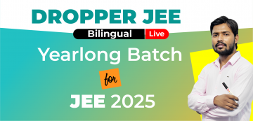 Dropper Yearlong Bilingual Batch JEE 2025 image