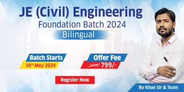 JE (Civil) Engineering Foundation Batch 2024 image