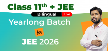 Class 11th Yearlong Bilingual Batch JEE 2026 image