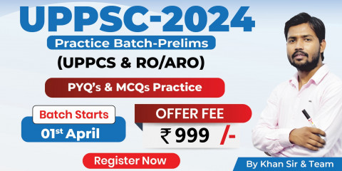 UPPSC-2024 Prelims Practice Batch (UPPSC & RO/ARO) image
