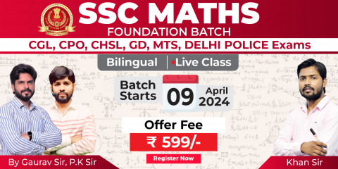 SSC Maths Foundation Batch 2024 image