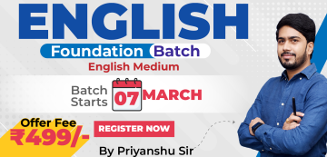 English Foundation Batch-04 By Priyanshu Sir image
