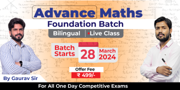 Advance Maths Foundation Batch by Gaurav Sir image