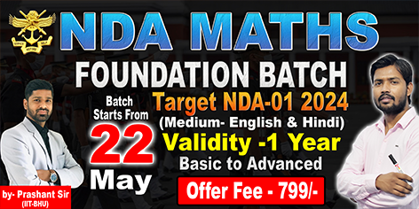 NDA MATHS FOUNDATION BATCH by Prashant Sir image